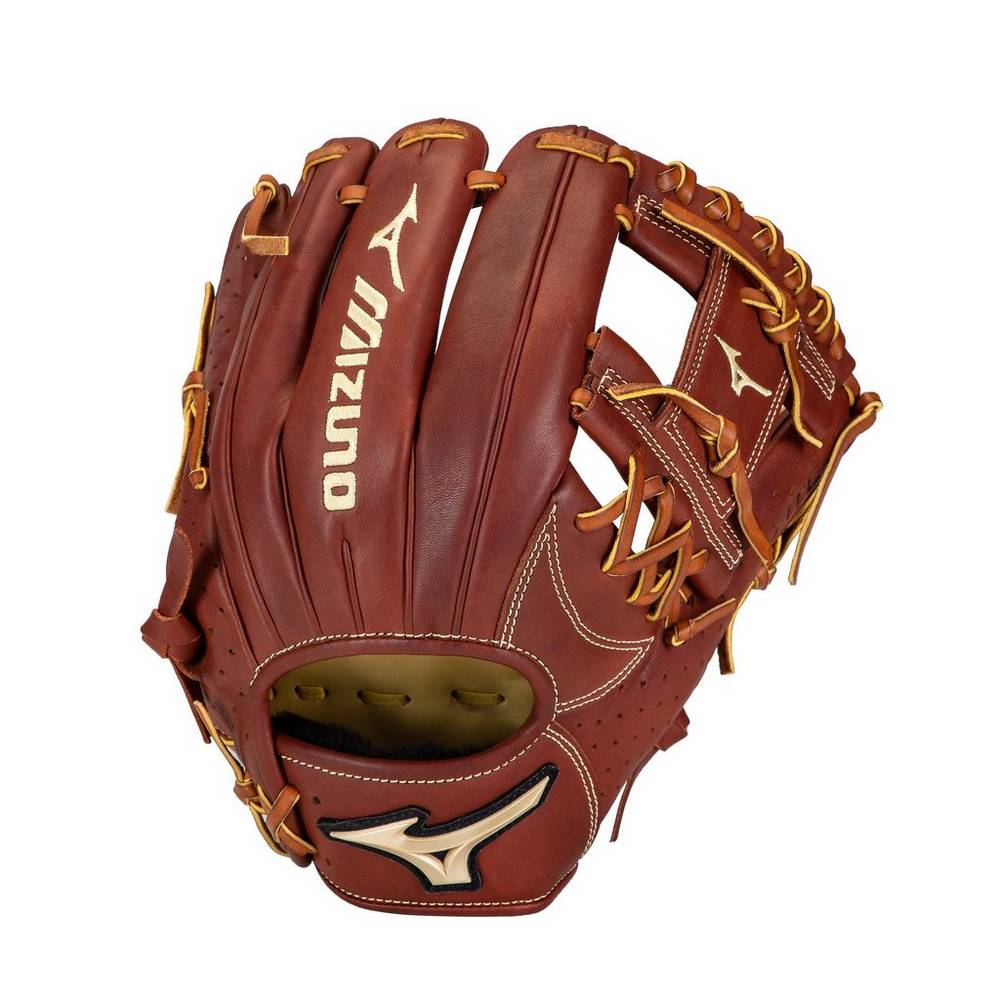 Mizuno Prime Elite Infield 11.5" Női Kesztyű Barna CKX381560